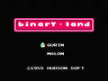 Binary Land