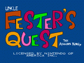 Fester’s Quest