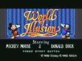 World of Illusion Starring Mickey Mouse and Donald Duck