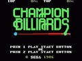 Champion Billiards