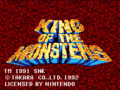 King of the Monsters